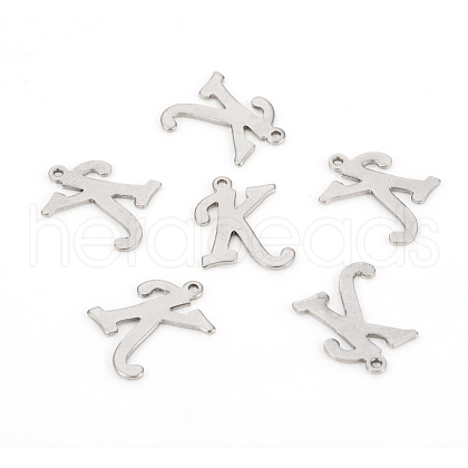 Non-Tarnish 201 Stainless Steel Pendants STAS-L244-04K-P-1