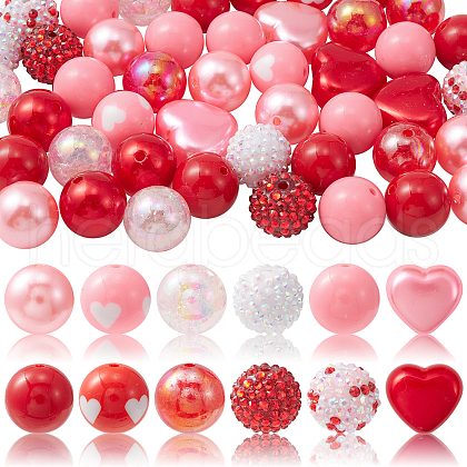 DIY Bubblegum Bracelet Pendant Decoration Making Kit for Valentine's Day DIY-CJC0007-02-1