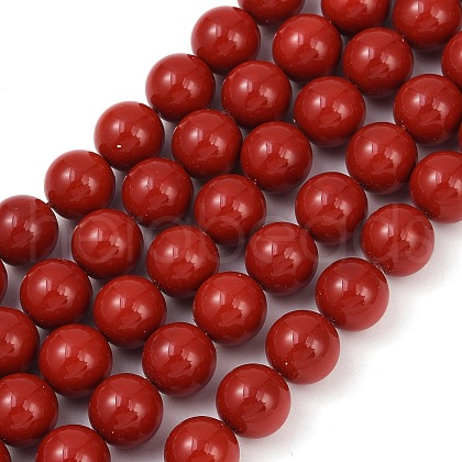 Shell Pearl Beads Strands BSHE-XCP0001-61A-1