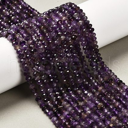 Natural Amethyst Beads Strands G-RM2025-22A-02-1
