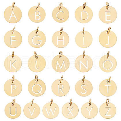 SUNNYCLUE 26Pcs 26 Style 304 Stainless Steel Charms STAS-SC0004-86-1