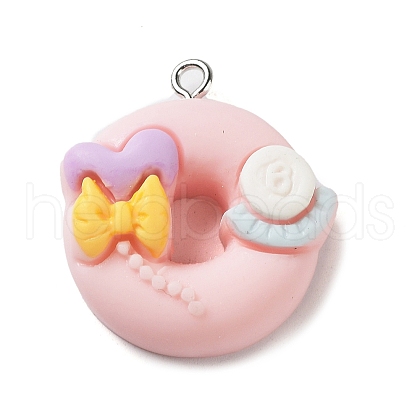 Opaque Resin Imitation Food Pendants CRES-M027-01C-1