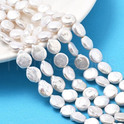 Natural Baroque Keshi Pearl Beads Strands PEAR-B004-16A-03B-1