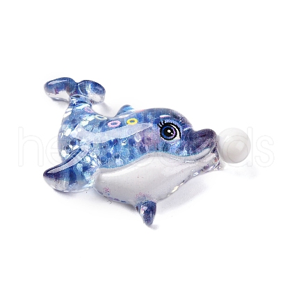 Marine Organism Theme Resin Cabochons RESI-Q010-01B-1