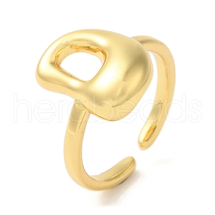 Brass Open Cuff Rings RJEW-U008-06D-G-1