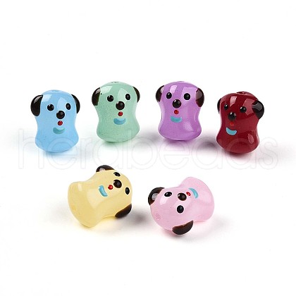 Handmade Lampwork Enamel Beads LAMP-N029-02-1