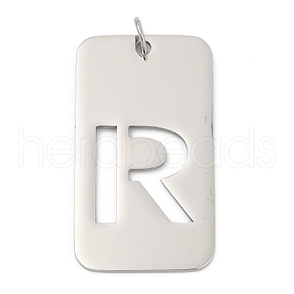 304 Stainless Steel Pendants STAS-M115-01P-R-1