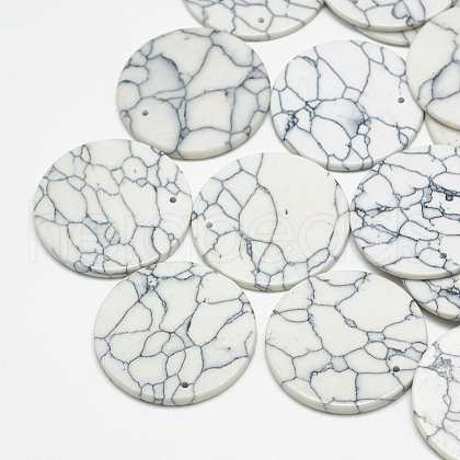 Synthetic Turquoise Pendants TURQ-S290-66B-1