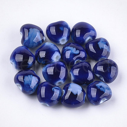 Handmade Porcelain Beads PORC-S498-15B-07-1