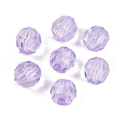 Transparent Acrylic Beads OACR-Q015-02F-1