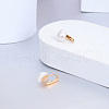Elegant Copper Half Circle Pearl Clip-on Earrings for Women. WZ3764-2