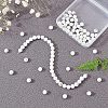 Olycraft 4 Strands Natural Howlite Beads Strands TURQ-OC0001-02A-4