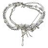 Spider Alloy & Plastic Imitation Pearl Pendant Multi Layered Necklaces for Women FS-WG1DFD4-01-5