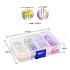 8 Colors Transparent Spray Painted Glass Bead GLAA-YW0001-45-3
