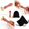 Olycraft 1Pc Brass Stamp Head DIY-OC0004-36-4