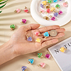  32pcs 8 colors Glass Bottle Pendant GLAA-TA0001-36-5