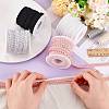   26 Yards 4 Colors Polyester Centipede Braid Lace Trimming OCOR-PH0003-95-3
