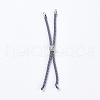 Nylon Twisted Cord Bracelet Making X-MAK-F018-07P-RS-2