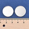 Brass Plain Edge Bezel Cups KK-L005-A-S-3