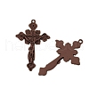Tibetan Style Alloy Pendants TIBEP-3035-R-NR-1