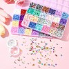 DIY Glass Seed & Plastic & Polymer Clay Beads Bracelets Making Kits DIY-FS0007-07-8