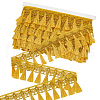   14 Yards Polyester Tassel Lace Ribbons OCOR-PH0004-32-1