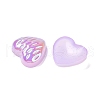 UV Plating Acrylic Cabochons OACR-H121-02F-2