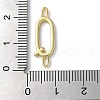 Rack Plating Brass Connector Charms KK-P245-07G-Q-3