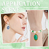 SUNNYCLUE 28Pcs 7 Colors Alloy Pendant Cabochon Settings FIND-SC0009-23-5