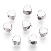 Rhodium Plated 925 Sterling Silver Beads STER-T004-75P-3