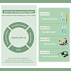 SUPERFINDINGS 2 Rolls 2 Colors Alumite Heat Transfer Film DIY-FH0006-41-5