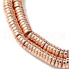 Electroplated Synthetic Non-Magnetic Hematite Beads Strands G-H020-C01-01-3