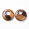 Natural Tiger Eye Pendants G-F708-05A-2