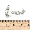 Tibetan Style Alloy Mermaid Pendants TIBEP-5402-AS-LF-2