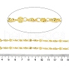 Brass Textured Flat Round Link Chains CHS-H112-12G-3
