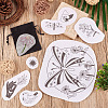 20 Patterns Non-woven Fabrics Water-soluble Embroidery Aid Drawing Sketch DIY-TAC0100-009-16