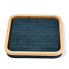Fashion Velvet Wood Jewelry Boxes RDIS-B003-01-1
