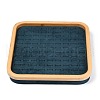 Fashion Velvet Wood Jewelry Boxes RDIS-B003-01-1