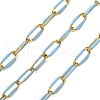 304 Stainless Steel Enamel Cable Chains CHS-R020-02G-01-1