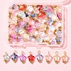 Electroplate Glass Charms PALLOY-FS00021-6