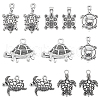 SUNNYCLUE 60Pcs 6 Style Tibetan Style Alloy Pendants FIND-SC0007-29-1