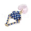 Beaded Triangle & Heart Charms PALLOY-MZ00437-02-4
