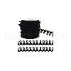 BENECREAT 1Bundle Polyester Elastic Button Looping Trim OCOR-BC0006-93A-7