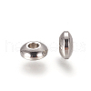 Non-Tarnish 304 Stainless Steel Smooth Rondelle Beads STAS-M006-03P-A-2