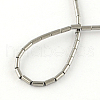 Column Electroplated Non-magnetic Synthetic Hematite Beads Strands G-R259-69F-2