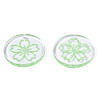 Transparent Resin Pendants RESI-N030-004C-3