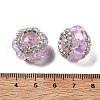 Resin Rhinestone Rondelle Beads OACR-S048-02I-3