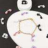32Pcs 8 Style Spray Painted Alloy Pendants FIND-LS0001-53-6