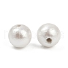 Compressed Cotton Pearl Beads WOVE-V001-A01-6mm-2
