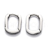 304 Stainless Steel Huggie Hoop Earrings STAS-H156-11B-P-1